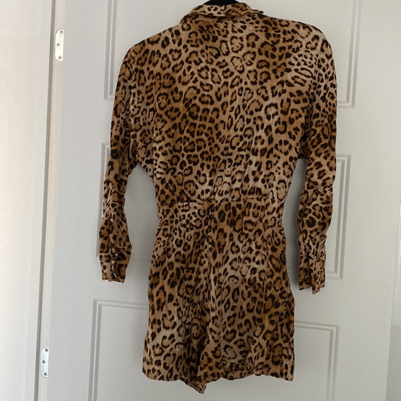 Zara leopard wrap romper Size M (fits S) - Picture 3 of 3